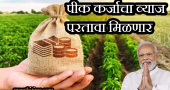 Crop Loan |  पीक कर्जाच्या व्याजाची रक्कम परत मिळणार, जाणून घ्या कधी?