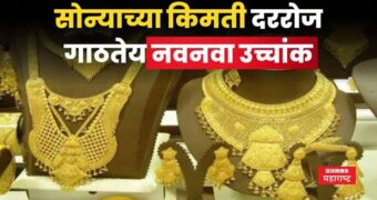 gold rate today: सोन्याचे भाव पुन्हा वाढले; पहा तुमच्या शहरातील आजचा सोन्याचा भाव !