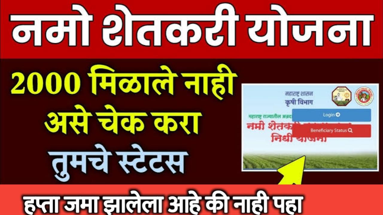 नमो शेतकरी योजनेचा चौथा हप्ता जमा: स्टेटस चेक करा. | Pm kisan beneficiary status check