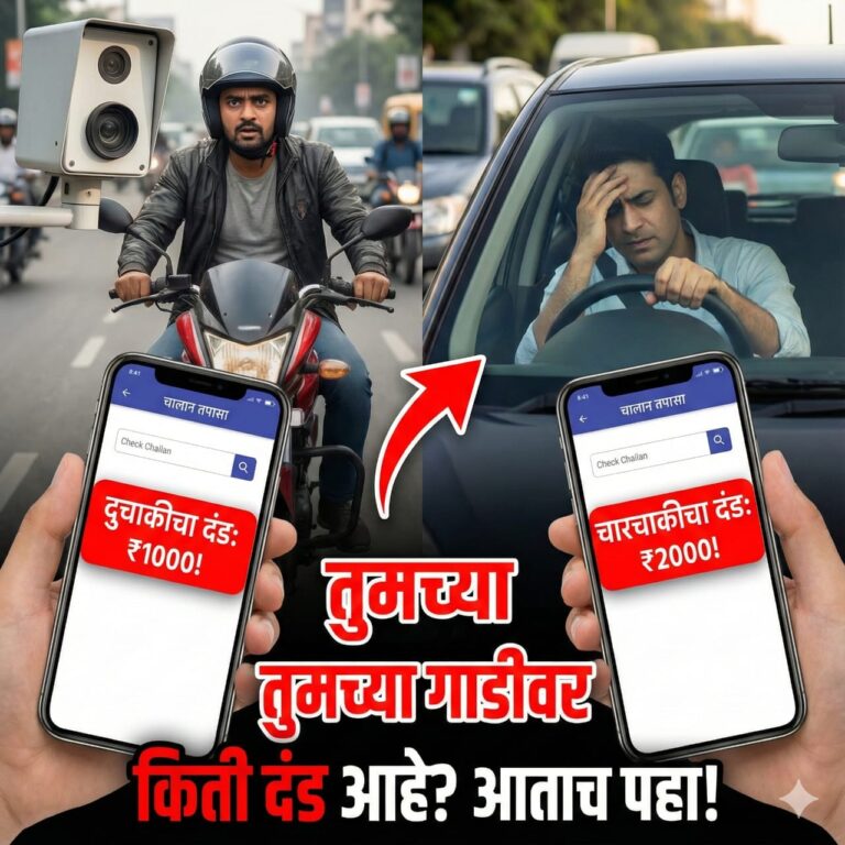 तुमच्या गाडीवर चुकीचा ट्रॅफिक चलन दंड लागलाय, चेक करा आणि पैसे परत मिळवा
