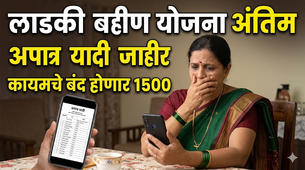 या महिलांचे 1500 कायमचे बंद, लाडकी बहीण योजनेतील अपात्र महिलांची यादी जाहीर
