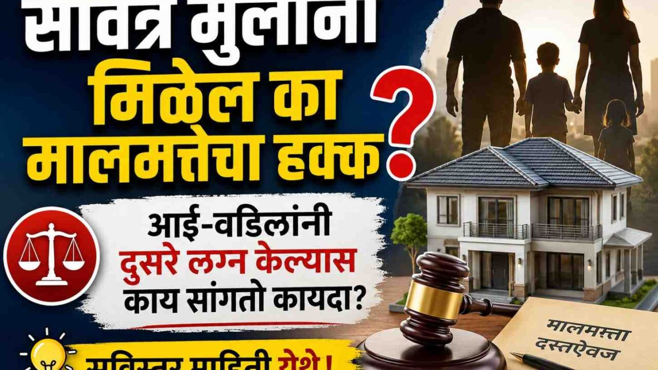 सावत्र मुलांना मालमत्तेचा हक्क मिळतो का? 'हा' कायदा सांगतो धक्कादायक सत्य! 'प्रॉपर्टी राईट्स'ची संपूर्ण माहिती!