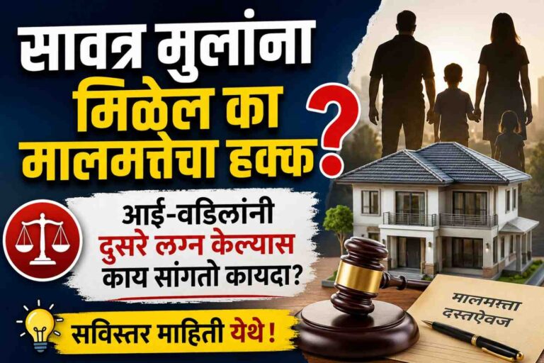 सावत्र मुलांना मालमत्तेचा हक्क मिळतो का? 'हा' कायदा सांगतो धक्कादायक सत्य! 'प्रॉपर्टी राईट्स'ची संपूर्ण माहिती!