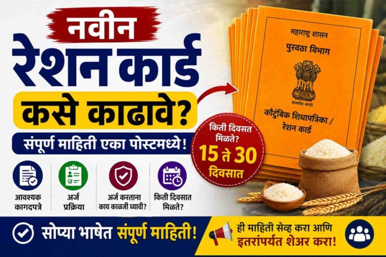 तुमच्याकडे रेशन कार्ड नाही? 'या' एका क्लिकवर घरबसल्या काढा नवीन कार्ड! सरकारी फायदे गमावू नका!